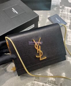 Replica YSL Saint Laurent Kate Box Bag In Grain De Poudre Embossed Leather 593122