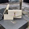 Replica YSL Saint Laurent Uptown Chain Wallet In Grain De Poudre Embossed Leather 6077881 Red 13