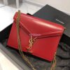 Replica YSL Saint Laurent Cassandra Monogram Clasp Bag In Smooth Leather White 12