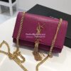 Replica YSL Saint Laurent Cassandra Top Handle Medium Bag In Grain De Poudre Leather Black 13