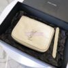 Replica YSL Saint Laurent Niki Chain Wallet In Crinkled Vintage Leather 583103 Light Natural 10