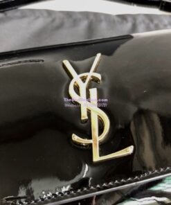 Replica Saint Laurent YSL Kate Belt Bag In Patent Leather 534395 Black 2