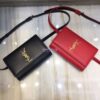 Replica Saint Laurent YSL Angie Chain Bag In Diamond-quilted Lambskin 568906 Red 10