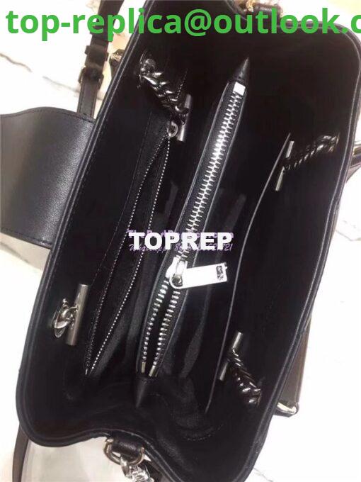 Replica YSL Saint Laurent Small Loulou Shopping Bag In Black “y” Quilted Leather 502717 7
