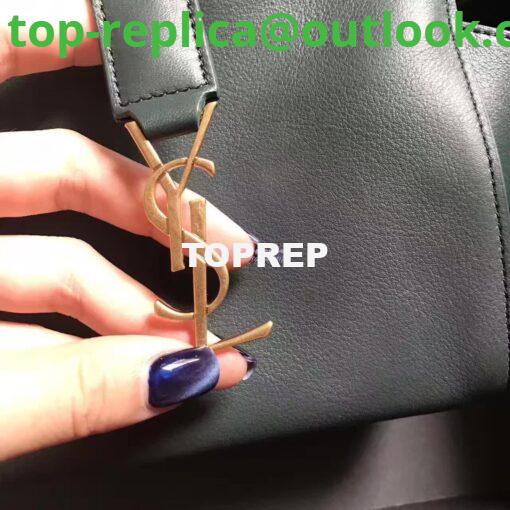 Replica YSL Yves Saint Laurent Toy Cabas Bag in Green 2