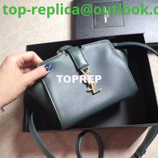 Replica YSL Yves Saint Laurent Toy Cabas Bag in Green 3