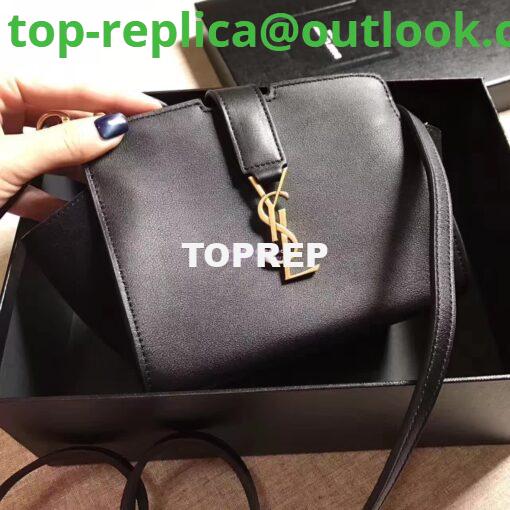 Replica YSL Yves Saint Laurent Toy Cabas Bag in Black 4