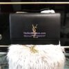 Replica YSL Saint Laurent Large Kate Chain Bag In Black Crocodile Embossed Leather 10