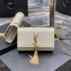 Replica YSL Saint Laurent Cassandra Medium Top Handle In Box Leather And Suede 578000 Storm Grey 15