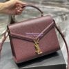 Replica YSL Saint Laurent Cassandra Monogram Clasp Bag In Smooth Leather Beige 11