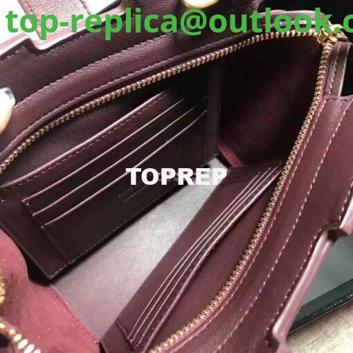 Replica YSL Yves Saint Laurent Toy Cabas Bag in Wine 7