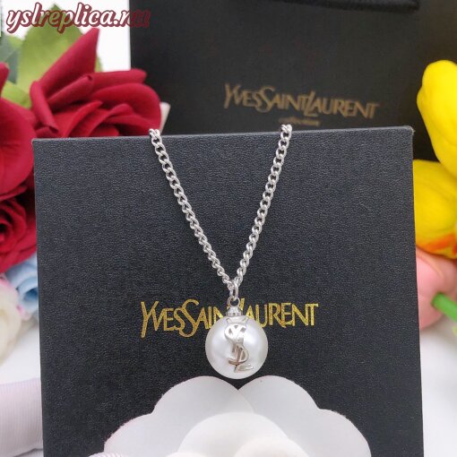 Replica YSL Fake Saint Laurent Pearl Necklace 3